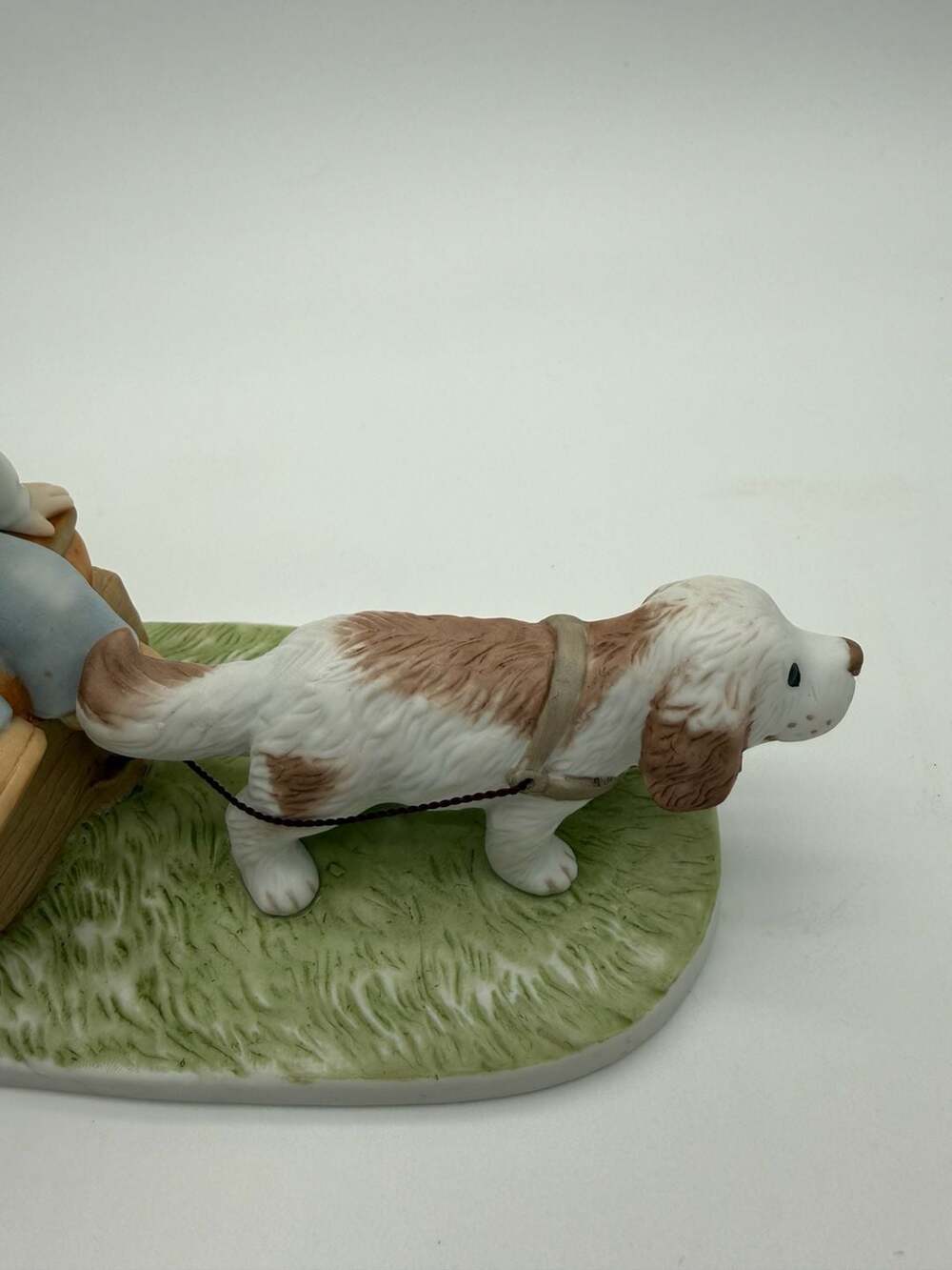 Homco Circle of Friends "Fall's Bounty" Boy & Girl on Pumpkin Wagon Figurine 199 - Picture 3 of 10